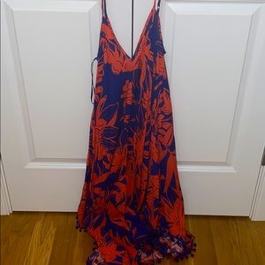 🔴5 FOR $25🔴 orange and blue sundress
